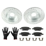Rear Drilled Brake Rotors+pads Kit For Pontiac G5 2007-2010/G6 2005-2010 S-55094. Fixed Price $75.81.
