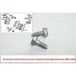 Front Disc Brake Cylinder Slide Bolt Fits For Toyota Camry 2006-2024 90105-08164. Fixed Price $10.00.