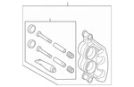 Genuine Mercedes-benz Disc Brake Caliper 9074218900. Fixed Price $444.17.