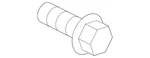 Genuine Bmw Disc Brake Caliper Bracket Mounting Bolt 34-10-8-838-589. Fixed Price $31.53.