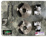 Full Rear Brake Kit Fiat Bertone X1/9 X19 Calipers Discs Pads Hoses & Hardware. Fixed Price $376.75.
