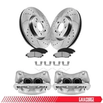 330MM Front Brake Rotors Ceramic Pads + Calipers For 07-13 Acura Mdx Zdx. Fixed Price $119.84.