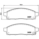 Brembo Front Brake Pad Set (2 Wheels 1 Axle) /. Fixed Price $55.84.
