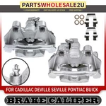 Rear Lh & Rh Disc Brake Caliper W/ Bracket For Cadillac Deville Seville Pontiac. Fixed Price $155.97.