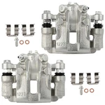 Rear Brake Calipers W/ Bracket Pair For 2009 - 2012 Hyundai Elantra (hatchback). Fixed Price $62.42.
