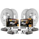 Powerstop Z36 Truck & Tow Brake Pads Rotor Kit Front+rear For Silverado 1500. Fixed Price $683.95.