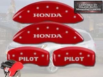 Red Mgp Brake Disc Caliper Covers 2009-2022 "honda Pilot" Front + Rear 4PC Set. Fixed Price $299.99.