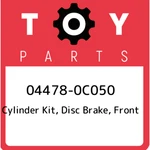 04478-0C050 Toyota Cylinder Kit, Disc Brake, Front 044780C050, New Genuine Oem P. Fixed Price $27.30.