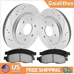 Front Drilled Brake Rotors & Ceramic Pads Kit For Toyota 4RUNNER Fj Cruiser 6LUG. Fixed Price $104.99.