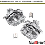 2X Brake Caliper With Bracket For Chevrolet Camaro Pontiac Firebird Rear Lh & Rh. Fixed Price $146.99.