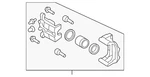 Genuine Nissan Disc Brake Caliper 44001-1EA5A. Fixed Price $548.64.