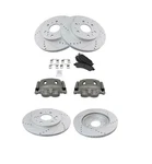 Complete Front Brake Upgrade Kit Calipers Pads Rotors For Silverado Sierra. Fixed Price $619.77.