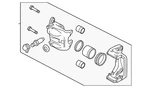 Genuine Value Advantage Caliper Assy-front Lhw/o Pads Or Shims D101M1AA0JNW. Fixed Price $211.56.