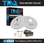 Trq Front Brake Pad & Rotor Kit Ceramic Premium G-coated Fits 05-07 Gmc. Fixed Price $171.95.
