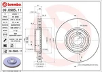 Brembo 09.D985.11 Brake Disc For Mercedes-benz, (bbdc). Fixed Price $116.77.
