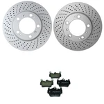 Hella Front Rotors Low-met Disc Brake Pad Kit For Porsche 911 Boxster Cayman. Fixed Price $262.95.