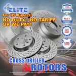 Front + Rear Drilled Rotors For 2018-2024 Bmw X3 XDRIVE30I M40I Blue Caliper. Fixed Price $416.75.