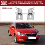 Oem Rear Brake Caliper Pair Set Left + Right 1K0615424A For Vw Audi, Seat, Skoda. Fixed Price $79.84.