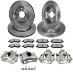 Front & Rear Brake Calipers Rotors + Ceramic Pad For 08-2012 Dodge Grand Caravan. Fixed Price $318.57.
