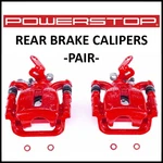 Power Stop Rear Red Brake Calipers W/brackets Fit 2015-21 Volkswagen Golf/passat. Fixed Price $372.17.