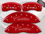 2009-2019 "cadillac Cts 4" JE5 Front + Rear Red Mgp Brake Disc Caliper Covers. Fixed Price $299.99.