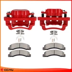 Front Brake Calipers And Ceramic Pads 1999-2004 Ford F-250 Super Duty. Fixed Price $166.43.