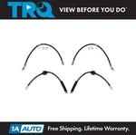 Trq Front & Rear Brake Hose Set For 2004-2013 Mazda. Fixed Price $74.95.