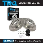 Trq Rear Premium Posi Ceramic Disc Brake Pads & Rotor Kit For Volkswagen Audi. Fixed Price $99.95.
