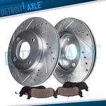 Front Brake Rotors + Pads 2000-2002 2003 2004 Ford Focus W/rear Drums. Fixed Price $86.30.