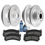 Front And Rear Brake Discs Rotors Ceramic Pads Fits 2003-2007 Toyota Sequoia. Fixed Price $224.09.