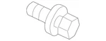 Genuine Mitsubishi Disc Brake Caliper Bolt 4605A164. Fixed Price $5.12.