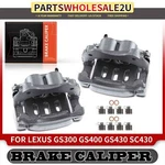 Front Left & Right Brake Calipers W/ Bracket For Lexus GS300 GS400 GS430 SC430. Fixed Price $154.99.