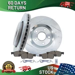 Front Drilled Rotors Brake Pads For Jeep Grand Cherokee Dodge Durango 2011-2020. Fixed Price $155.52.